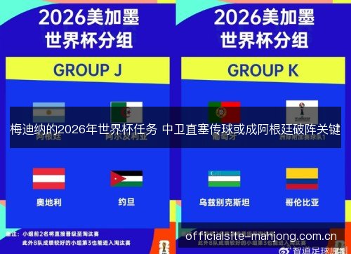 梅迪纳的2026年世界杯任务 中卫直塞传球或成阿根廷破阵关键